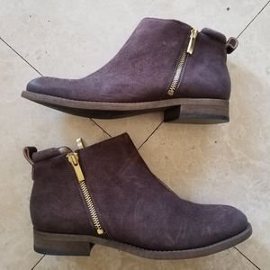 Franco Sarto Suede Booties